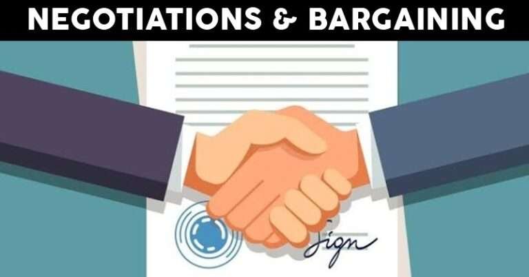 Negotiation and Collective Bargaining
